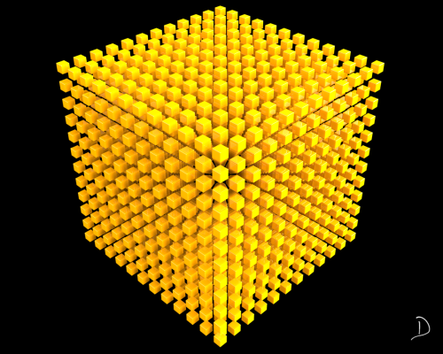 Cube Array Yelkow DBC_1200